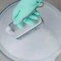 Imagem de Escova para Lavar Piso Roupa Calçado Flow Bege Ou Escovão Cerdas Resistentes Anatômico
