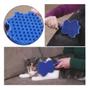 Imagem de Escova PET Tira Pelo Cachorro E Gato Escova de Silicone Massagem e Cuidado Macia