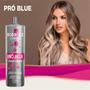 Imagem de Escova progressiva pro blue alisamento blonde matizador liso organico 1lt