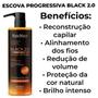 Imagem de Escova progressiva Redutora de Volume Sem Formol Black 2.0 Active Intense Natumaxx 500ml