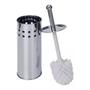 Imagem de Escova Sanitária Aço Inox Com Suporte Escovinha Banheiro