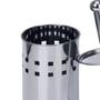 Imagem de Escova Sanitária Aço Inox Com Suporte Escovinha Banheiro
