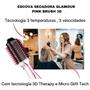 Imagem de Escova Secador Modeladora 1200W Gama Italy Glamour Pink Brush 3D 110V/127V