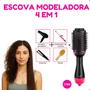 Imagem de Escova Secadora de Cabelos 1200W 3 Temperaturas Ajustáveis 110V