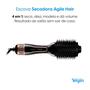 Imagem de Escova Secadora Elgin Agile Hair, 1200W, Bivolt, 3 Níveis de Temperatura, Preto - 42ESEC100000