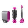 Imagem de Escova Secadora Quanta Perfectlook QTKCS7001 - 1300W - Kit 4 Em 1 - Bivolt - Cinza e Rosa