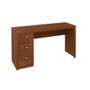 Imagem de Escritório com Mesa para Computador c/ 3 Gavetas e Armário Amendoa - FdECOR