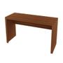 Imagem de Escritório com Mesa para Computador Simples Gavetas Com Armário 2 Portas Amendoa - FdECOR