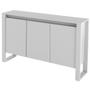 Imagem de Escritório Completo com Mesa Angular Armário Alto Balcão e Gaveteiro Moon MDP Branco G69 - Gran Belo