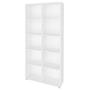 Imagem de Escritório Completo Home Office 1 Gaveta 8 Prateleiras Branco - Artany Móveis