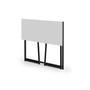 Imagem de escrivaninha 80cm home office dobravel estilo industrial branco com preto