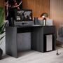Imagem de Escrivaninha Bancada para Notebook Quarto Mesa de Computador Home Office Estudo Estação de Trabalho com 1 Gaveta Flow
