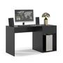 Imagem de Escrivaninha Bancada para Notebook Quarto Mesa de Computador Home Office Estudo Estação de Trabalho com 1 Gaveta Flow