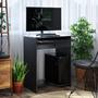 Escrivaninha Bancada para Notebook Quarto Mesa de Computador Home Office Estudo Estação de Trabalho com 2 Gavetas Pratica Preto - EJ MÓVEIS Imagem de Escrivaninha Bancada para Notebook Quarto Mesa de Computador Home Office Estudo Estação de Trabalho com 2 Gavetas Pratica Preto