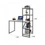 Imagem de Escrivaninha com Estante 130cm Home Office Fit Yescasa