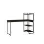 Imagem de Escrivaninha com Estante Alta Estilo Industrial 135cm com 03 Prateleiras Dynamica Yescasa