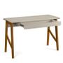 Imagem de Escrivaninha com Gaveta Home Office 125cm Taurus Patrimar Off White