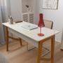 Imagem de Escrivaninha com Gaveta Home Office 125cm Taurus Patrimar Off White