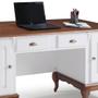 Imagem de Escrivaninha de Madeira Hannover com 2 Portas e 2 Gavetas com Tampo Estendido 60813TE Linz Moveis