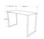 Imagem de Escrivaninha Industrial 0,90 cm Preta de Madeira e Metal para Home Office, Moderna, Compacta e Resistente