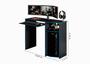 Escrivaninha Mesa de Computador Gamer Quarto ou Escritório com Suporte CPU Azul/Preto - Bp Loja Online Imagem de Escrivaninha Mesa de Computador Gamer Quarto ou Escritório com Suporte CPU Azul/Preto