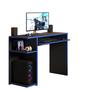 Imagem de Escrivaninha Mesa De Computador Para Gamer Com Prateleira Elevada E Suporte Para Teclado Extensível  JM3 MÓVEIS