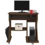 Imagem de Escrivaninha Mesa para Computador com Rodas e Suporte de Teclado com 3 Nichos e Porta Revistas 160 Artely