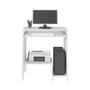 Imagem de Escrivaninha/Mesa para Computador Pixel Branco com 03 Prateleiras - Artely
