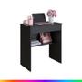 Imagem de Escrivaninha Para Computador com 1 Gaveta Ideal Para Home Office ou Estudos Compacta e Resistente Com Facil Montagem 