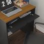 Imagem de Escrivaninha Pequena com Porta Volumes Ideal para Home Office