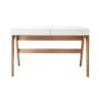 Imagem de Escrivaninha Trend Home Office com 2 Gavetas - Hanover/Off White