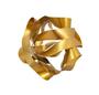 Imagem de Escultura Abstrato Metal Dourado Decorativo Entrelaços Luxo