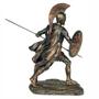 Imagem de Escultura Aquiles Guerreiro com escudo e lança grande