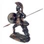 Imagem de Escultura Aquiles Guerreiro com escudo e lança grande