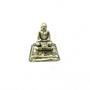 Imagem de Escultura Buda Incensário Mini 3 Cm Metal Dourado Meditação