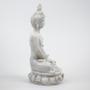 Imagem de Escultura Buda Meditando 13 cm em Resina Branco