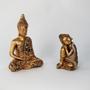Imagem de Escultura Buda Thai Sentado - Estátua Decorativa Dourada
