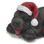 Imagem de Escultura Cachorro Decor com Tambor Merry Christmas