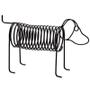 Imagem de Escultura Cachorro em metal preto 31 cm