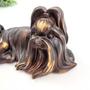 Imagem de Escultura Cachorro Yorkshire Pet Decor 9X16X9Cm Decorativo