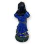 Imagem de Escultura Cigana Azul Escura 15 cm em Resina