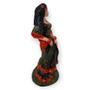 Imagem de Escultura Cigana Preta E Vermelha 15 Cm Em Resina