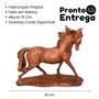 Imagem de Escultura De Cavalo Galopante Na Base Dourado Prata Bronze