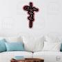 Imagem de Escultura de Parede Decorativo Religião Jesus 60x35cm
