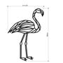 Imagem de Escultura de Parede em MDF Flamingo