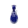 Imagem de Escultura Decorativa Anjo Gabriel em Murano Azul Escuro - 15x10cm - Escultura Decorativa Luxuosa de Inspiração Clássica - Design Exclusivo!