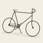 Imagem de Escultura Decorativa Bicicleta em Metal Preto 18,5cm 14840 Mart