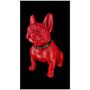 Imagem de Escultura Decorativa Cachorro Bulldog Vermelho Formosa