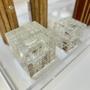 Imagem de Escultura Decorativa Cristal Transparente 10x10x10cm
