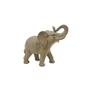 Imagem de Escultura Decorativa Elefante de Resina Marrom 20cm RQ3024 BTC